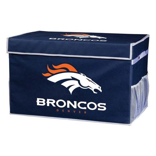 Franklin Sports Denver Broncos Collapsible Footlocker Storage Bin - Primary Image