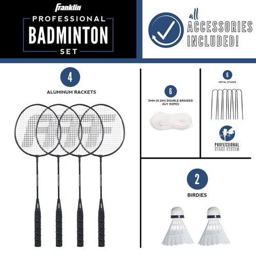 Franklin Sports Professional Badminton Set - Primary Image