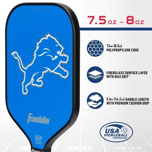Franklin NFL Detroit Lions Pickleball Paddle - Primary Image