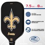 Franklin NFL New Orleans Saints Pickleball Paddle - Thumbnail 3 of 10
