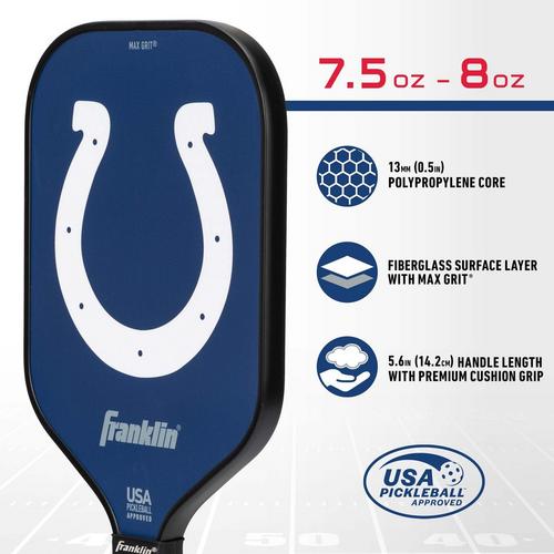 Franklin NFL Indianapolis Colts Pickleball Paddle - Primary Image