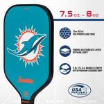 Franklin NFL Miami Dolphins Pickleball Paddle - Thumbnail 3 of 10