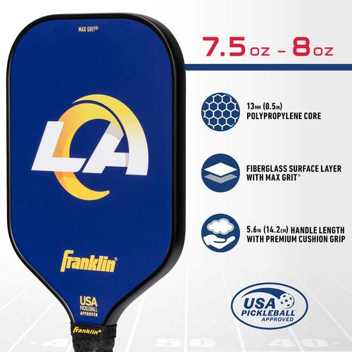 Franklin NFL LA Rams Pickleball Paddle - Primary Image