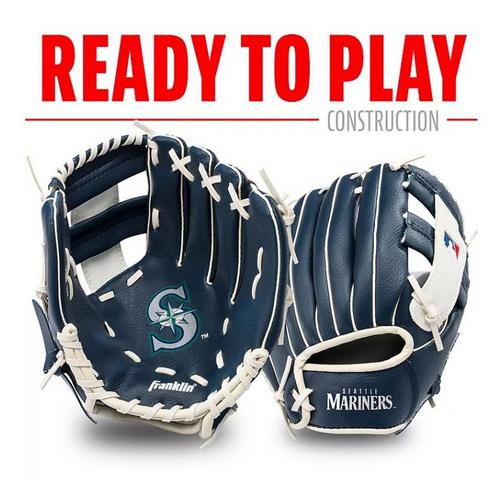 Franklin Sports Seattle Mariners 9.5" Baseball Glove & Ball Set - Primary Image