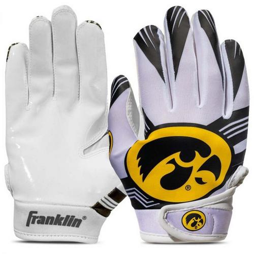Franklin Sports Iowa Hawkeyes Youth Receiver Gloves - Primary Image