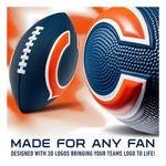 Franklin Sports Chicago Bears 3D Mini Football - Thumbnail 2 of 6