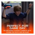Franklin Sports Chicago Bears 3D Mini Football - Thumbnail 5 of 6