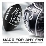 Franklin Sports Las Vegas Raiders 3D Mini Football - Thumbnail 2 of 6