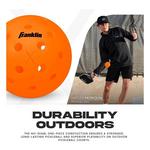 Franklin Sports X-40 Outdoor Pickleball Balls - 3 Pack - Thumbnail 5 of 21