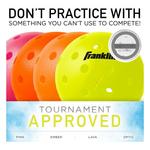 Franklin Sports X-40 Outdoor Pickleball Balls - 3 Pack - Thumbnail 7 of 20