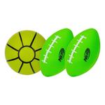 NERF Floating Pool Basketball Hoop & Football Target Net Set - Thumbnail 9 of 11