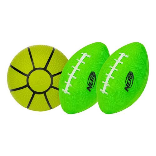 NERF Floating Pool Basketball Hoop & Football Target Net Set - Primary Image