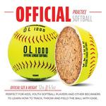 Franklin 12" Fastpitch Practice Softballs - 12 Pack - Thumbnail 7 of 7