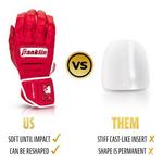 Adult Franklin CFX PRT Protective Baseball Batting Gloves - Thumbnail 7 of 9