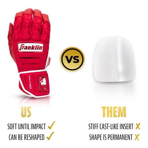 Adult Franklin CFX PRT Protective Baseball Batting Gloves - Primary Image