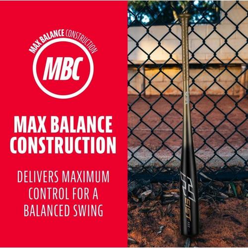 Youth Franklin Black Heist 900 USA Baseball Bat - Primary Image