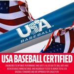 Youth Franklin Heist 1000 USA Baseball Bat - Thumbnail 4 of 10