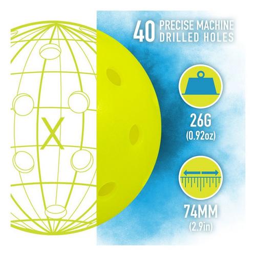 Franklin Sports X-40 Outdoor Pickleball - 36 Pack - Primary Image
