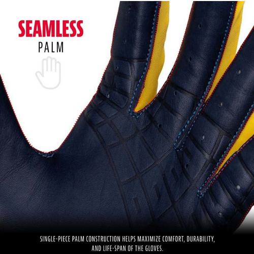 Adult Franklin Sports MLB Powerstrap HI-Lite Baseball Batting Gloves - Primary Image