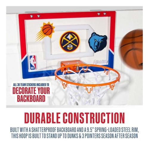 Franklin Sports NBA Over the Door Mini Basketball Hoop - Primary Image