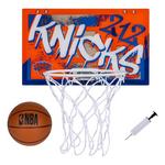 Franklin Sports NBA New York Knicks Over the Door Basketball Hoop - Thumbnail 1 of 7