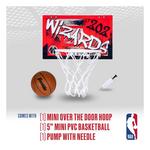 Franklin Sports NBA Washington Wizards Over the Door Basketball Hoop - Thumbnail 2 of 7