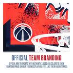 Franklin Sports NBA Washington Wizards Over the Door Basketball Hoop - Thumbnail 6 of 7