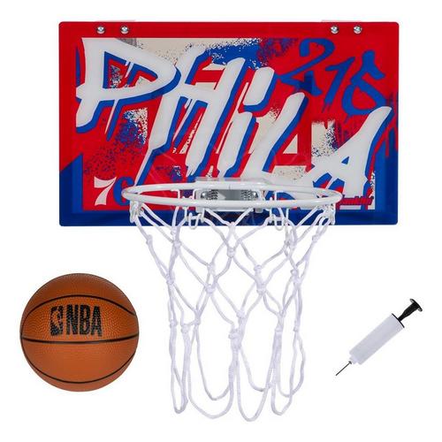 Franklin Sports NBA Philadelphia 76ers Over the Door Basketball Hoop - Primary Image