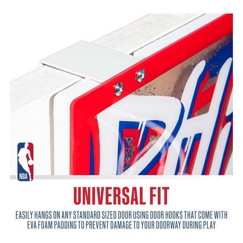 Franklin Sports NBA Philadelphia 76ers Over the Door Basketball Hoop - Primary Image