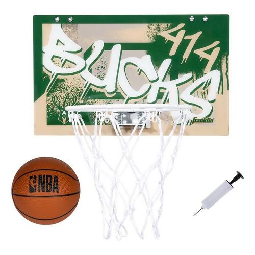 Franklin Sports NBA Milwaukee Bucks Over-The-Door-Hoop - Primary Image