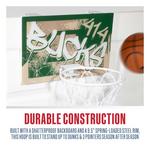 Franklin Sports NBA Milwaukee Bucks Over-The-Door-Hoop - Thumbnail 7 of 7