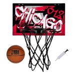 Franklin Sports NBA Chicago Bulls Over the Door Basketball Hoop - Thumbnail 1 of 7