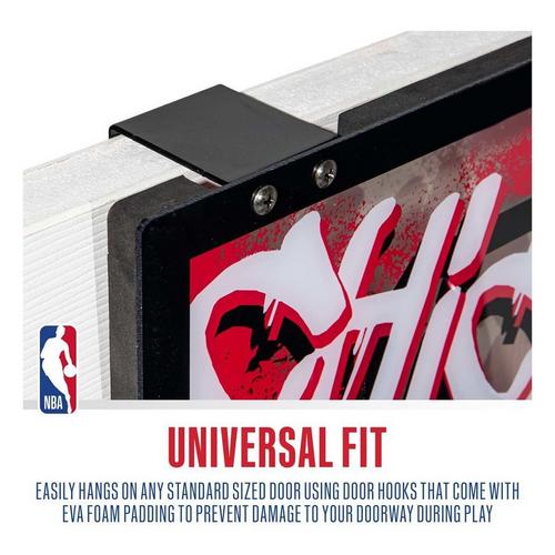 Franklin Sports NBA Chicago Bulls Over the Door Basketball Hoop - Primary Image