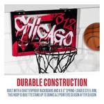 Franklin Sports NBA Chicago Bulls Over the Door Basketball Hoop - Thumbnail 7 of 7