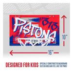 Franklin Sports NBA Detroit Pistons Over the Door Basketball Hoop - Thumbnail 4 of 7