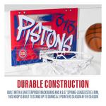 Franklin Sports NBA Detroit Pistons Over the Door Basketball Hoop - Thumbnail 7 of 7