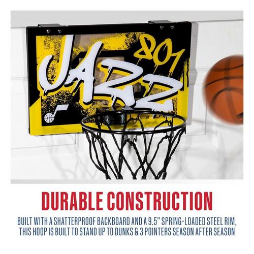 Franklin Sports NBA Utah Jazz Over-The-Door-Hoop - Primary Image