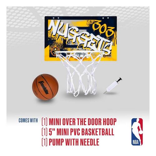 Franklin Sports NBA Denver Nuggets Over-The-Door-Hoop - Primary Image