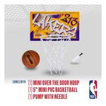 Franklin Sports NBA Los Angeles Lakers Over-The-Door-Hoop - Thumbnail 2 of 7