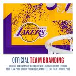 Franklin Sports NBA Los Angeles Lakers Over-The-Door-Hoop - Thumbnail 6 of 7