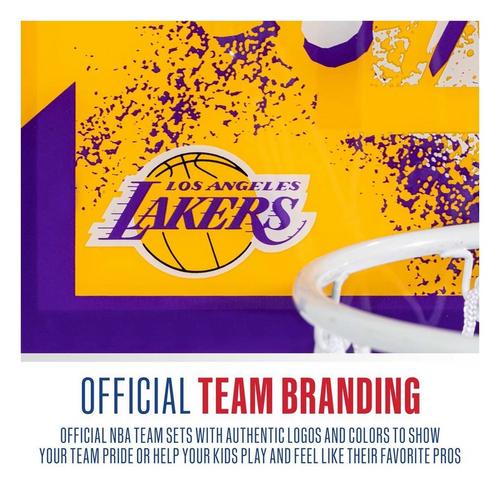 Franklin Sports NBA Los Angeles Lakers Over-The-Door-Hoop - Primary Image