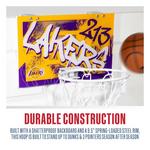 Franklin Sports NBA Los Angeles Lakers Over-The-Door-Hoop - Thumbnail 7 of 7