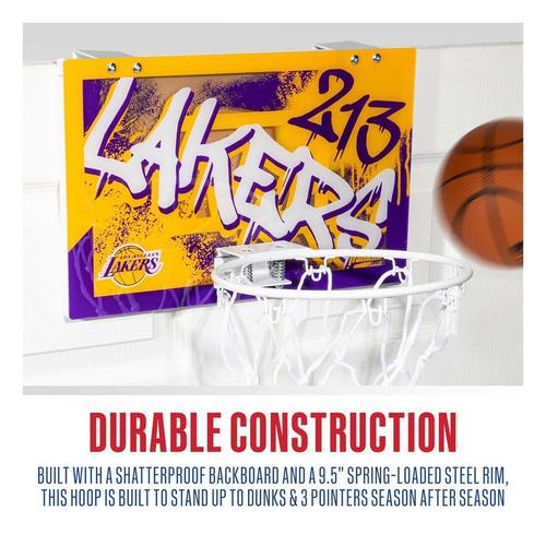 Franklin Sports NBA Los Angeles Lakers Over-The-Door-Hoop - Primary Image