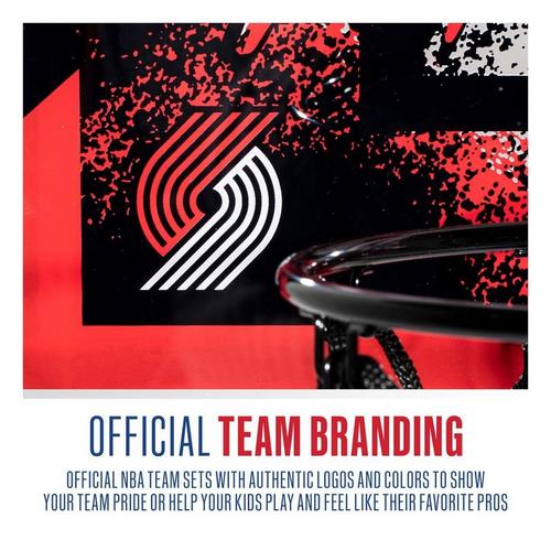 Franklin Sports NBA Portland Trail Blazers Over the Door Basketball Hoop - Primary Image