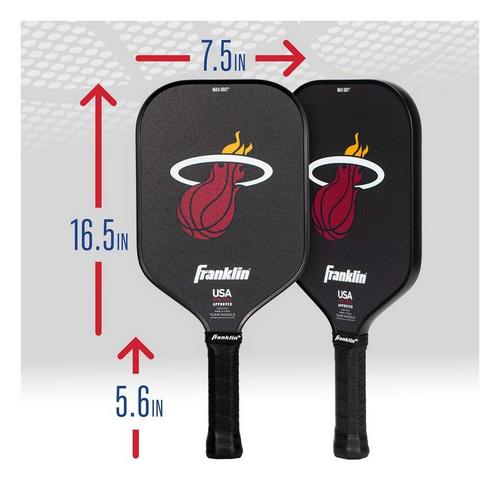 Franklin Sports NBA Miami Heat Pickleball Paddle - Primary Image