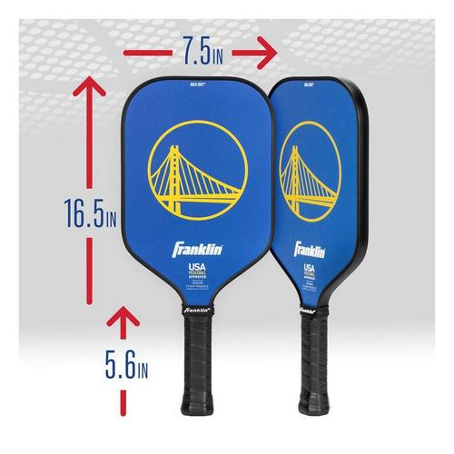 Franklin Sports NBA Golden State Warriors Pickleball Paddle - Primary Image