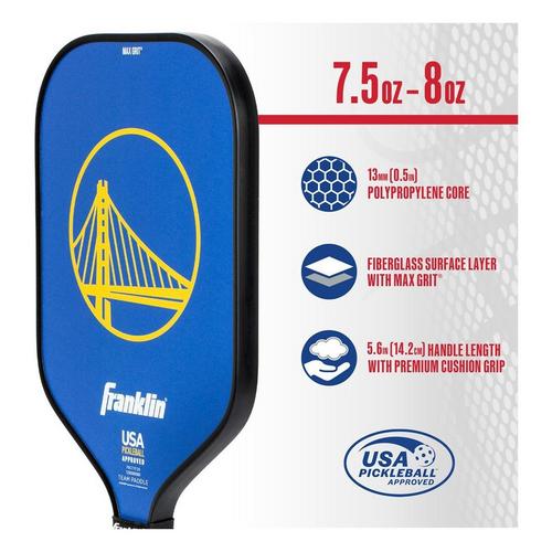 Franklin Sports NBA Golden State Warriors Pickleball Paddle - Primary Image
