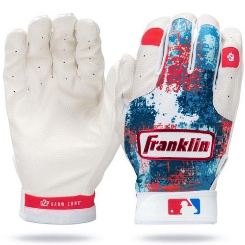 Youth Franklin Sports MLB Grow 2 Pro Baseball Batting Gloves - Primary Image
