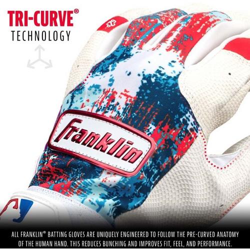 Youth Franklin Sports MLB Grow 2 Pro Baseball Batting Gloves - Primary Image