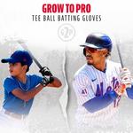 Youth Franklin Sports MLB Grow 2 Pro Baseball Batting Gloves - Thumbnail 6 of 7